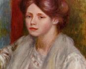 Portrait of a Young Woman - 皮埃尔·奥古斯特·雷诺阿